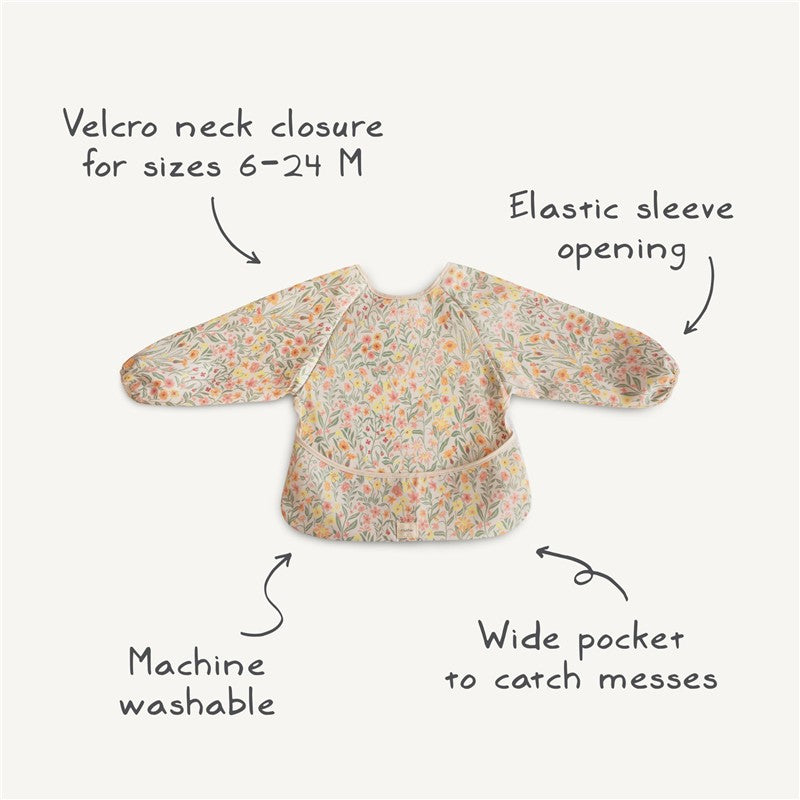 Mushie Long Sleeve Bib - Blush Image 8