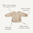 Mushie Long Sleeve Bib - Blush Image 8