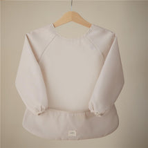 Mushie Long Sleeve Bib - Fog Image 2