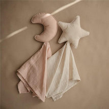 Mushie Lovely Blanket Moon Lovey - Blush Pink Image 3