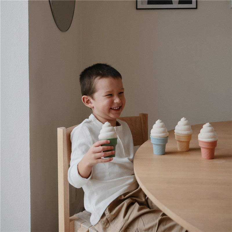 Mushie Silicone Mix and Match Ice Cream Toy 4-Pack Image 8
