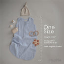 Mushie Muslin Sleep Bag - Fog Image 3