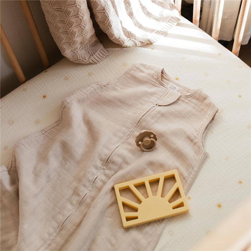 Mushie Muslin Sleep Bag - Fog Image 7