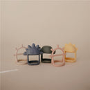 Mushie Silicone No-Drop Sensory Teether - Blush Image 6