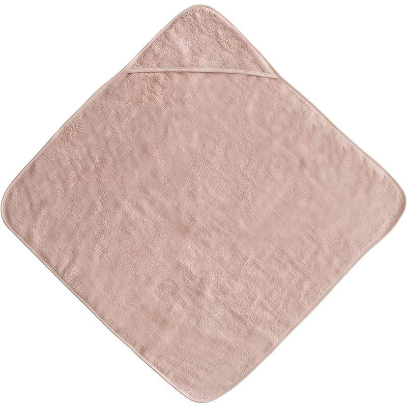 Mushie - Organic Cotton Baby Hooded Towel, Blush Image 5