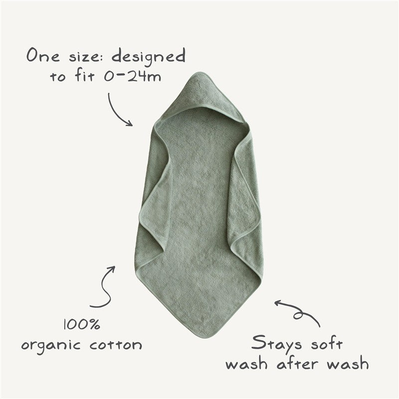 Mushie Hooded Towel - Blush Image 9