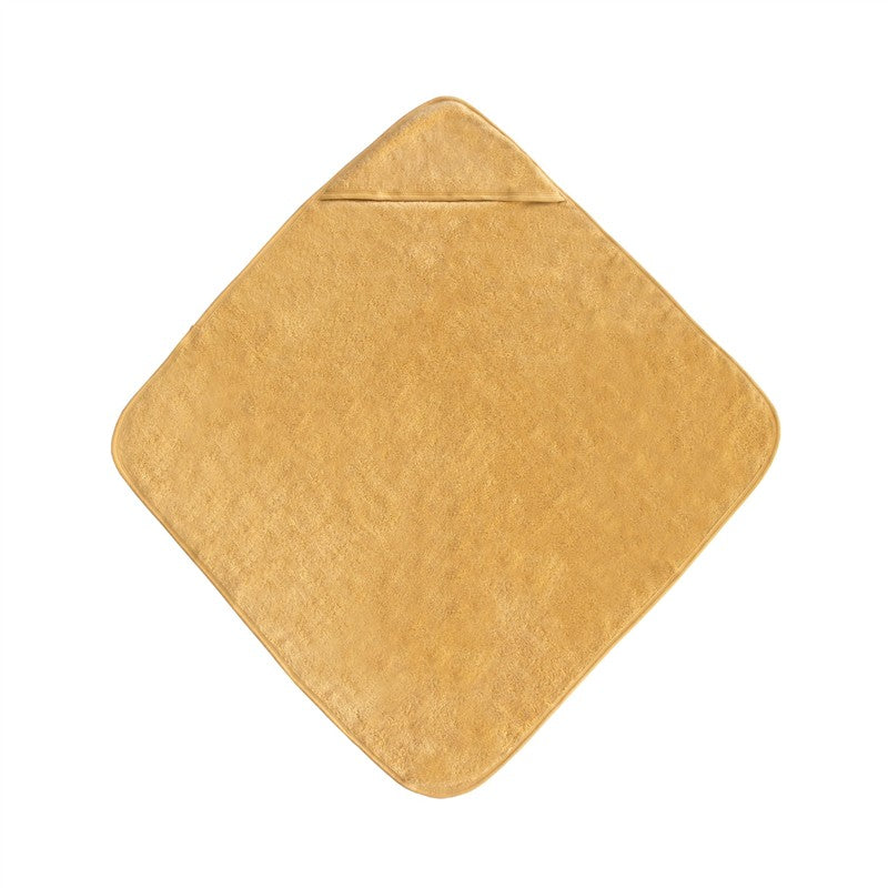 Mushie Hooded Towel - Fall Yellow Image 2
