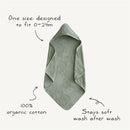 Mushie Hooded Towel - Fall Yellow Image 9