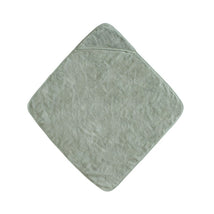 Mushie Hooded Towel - Moss Image 2
