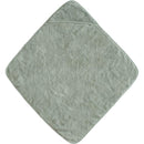 Mushie - Organic Cotton Baby Hooded Towel, Moss Image 3