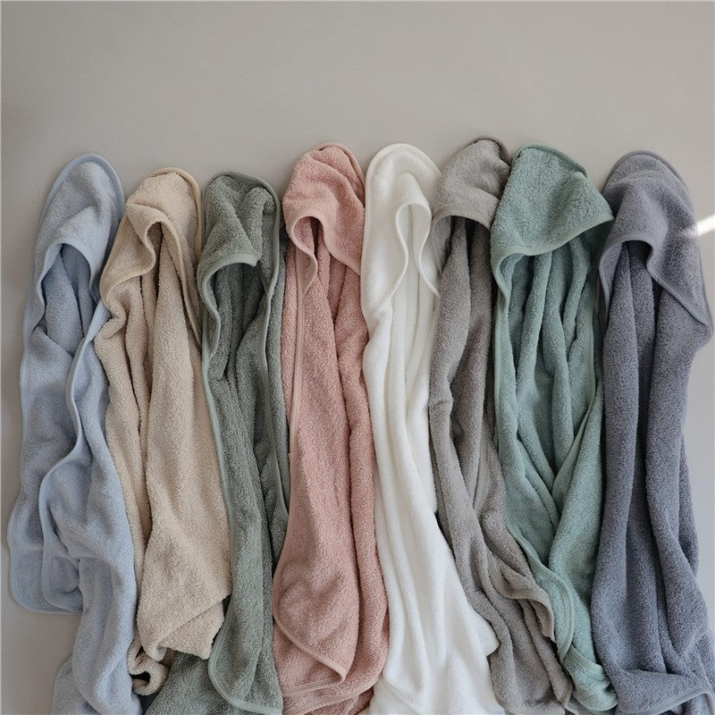 Mushie Hooded Towel - Moss Image 8