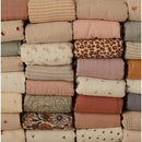 Mushie - Organic Cotton Muslin Swaddle Blanket, Bee Image 5