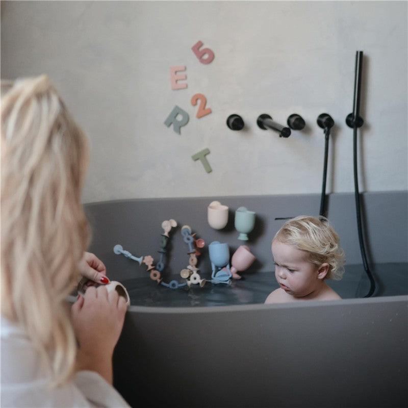 Mushie Silicone Pour and Play Bath Set - Original Image 5