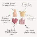 Mushie Princess Mold-Free Bath Play Set 4-Pack Image 9