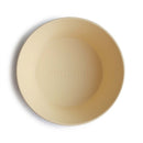 Mushie Silicone Round Bowl Dinnerware Set - Pale Daffodil Image 2