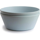 Mushie - Round Bowl Dinnerware Set, Powder Blue Image 1