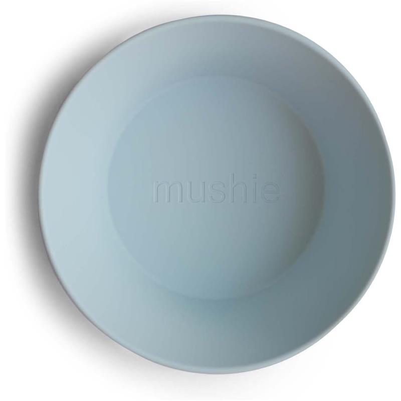 Mushie - Round Bowl Dinnerware Set, Powder Blue Image 2