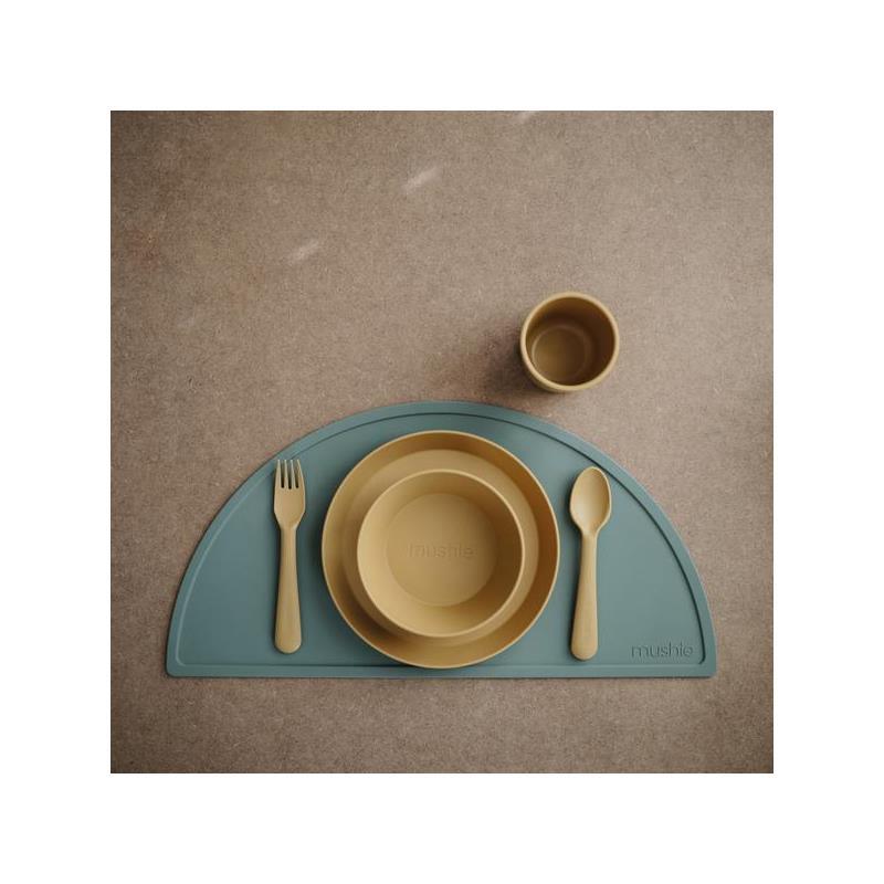 Mushie - Round Dinnerware Bowl Set Of 2 (Mustard) Image 5