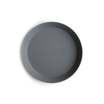 Mushie - Round Dinnerware Plates Set Of 2 (Smoke) Image 2