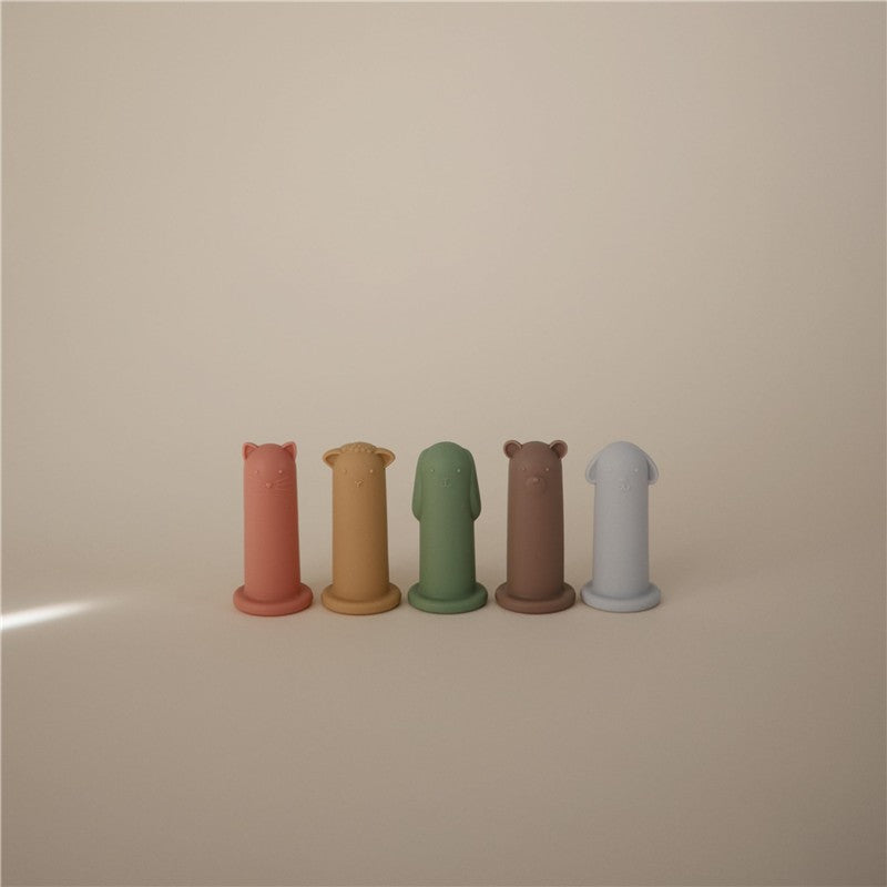 Mushie Silicone Animal Finger Puppets Image 8