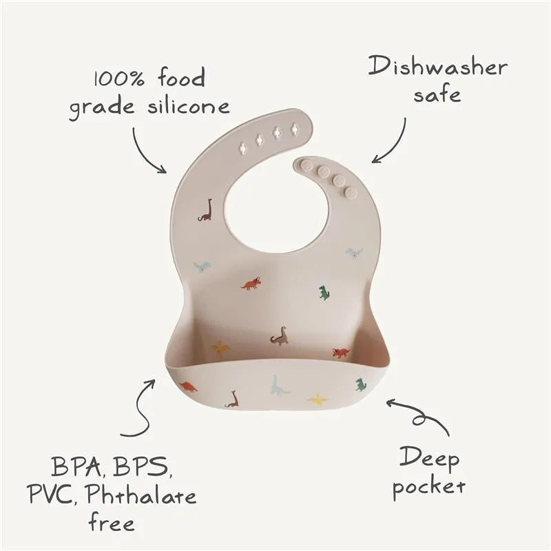 Mushie - Silicone Baby Bib, Boats Image 6