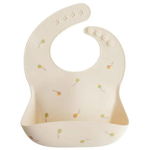 Mushie - Silicone Baby Bib, Kites Image 1