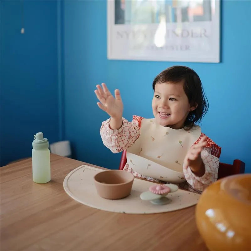 Mushie - Silicone Baby Bib, Kites Image 4