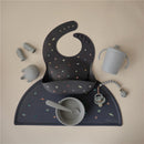 Mushie Silicone Baby Bib - Planets Image 2