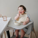 Mushie Silicone Baby Bib - Stars Image 5