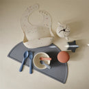 Mushie Silicone Baby Bib - Stars Image 6