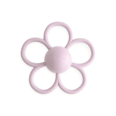 Mushie - Silicone Baby Daisy Rattle Teether Toy Image 1
