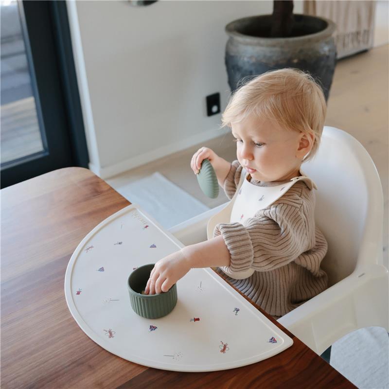 Mushie - Silicone Baby Food Containers Green Combo Image 5