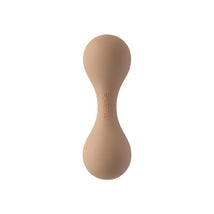 Mushie - Silicone Baby Rattle Toy, Natural Image 1