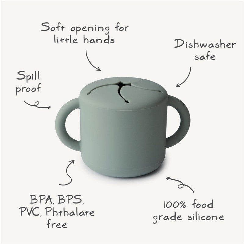 Mushie Silicone Snack Cup - Natural Image 2