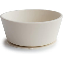 Mushie - Silicone Baby Suction Bowl, Ivory Image 1