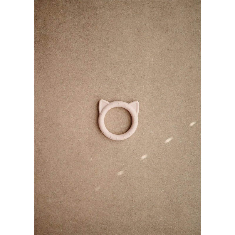 Mushie Silicone Cat Teether - Blush Image 2