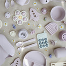 Mushie Silicone Rocket Teether - Soft Lilac Image 5