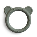 Mushie Silicone Baby Teether Toy Bear Died Thyme Image 1
