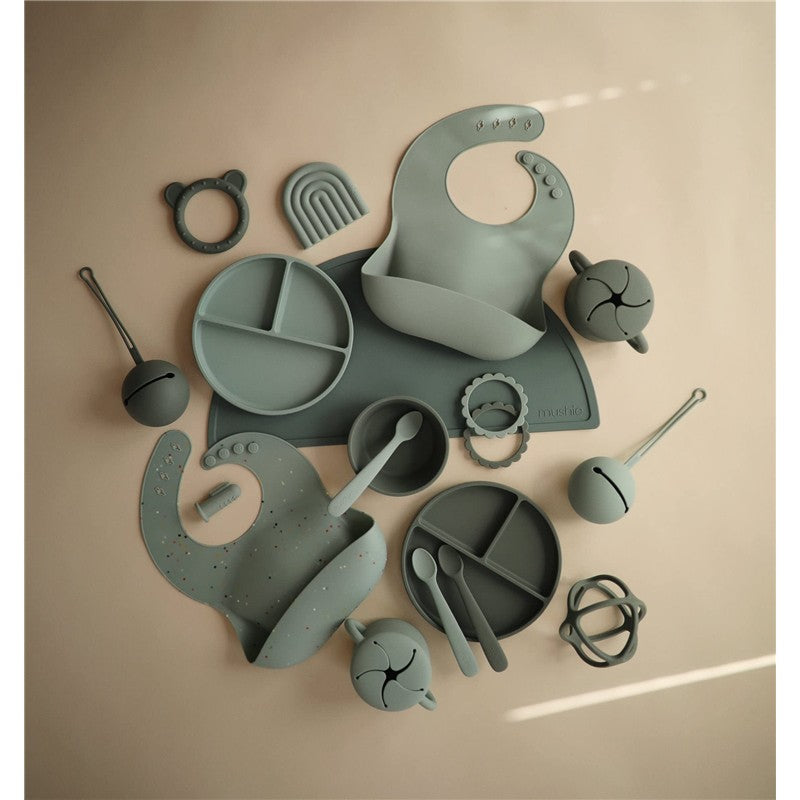Mushie Silicone Ball Teether - Dried Thyme Image 3