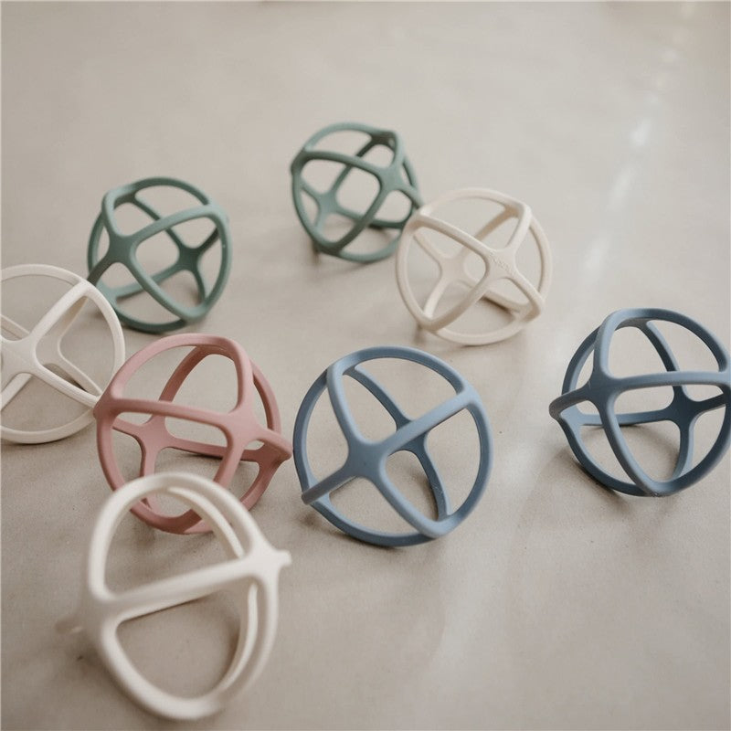 Mushie Silicone Baby Teether Toy Shifting Sand Image 6