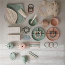 Mushie Silicone Training Cup + Straw - Blush Image 6