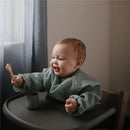 Mushie Silicone First Feeding Baby Spoons 2 Pack - Natural & Shifting Sand Image 6