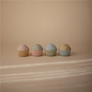 Mushie Silicone Mix and Match Cupcake Toy 4-Pack Image 2