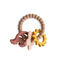 Mushie Silicone Nature Teething Ring Image 4