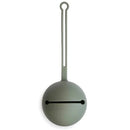 Mushie - Silicone Pacifier Holder Case, Dried Thyme Image 1