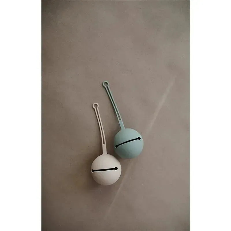 Mushie - Silicone Pacifier Holder Case, Dried Thyme Image 4