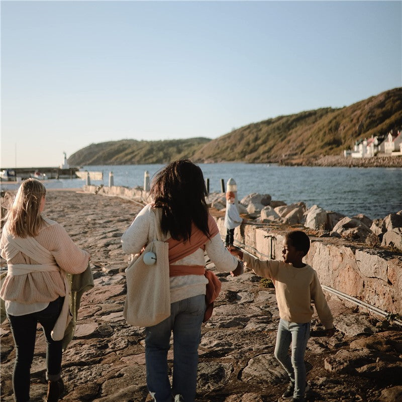 Mushie Silicone Pacifier Holder Case - Tradewinds Image 4