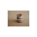 Mushie Silicone Pearl Teether Bracelets Clary/Sage/Tuscany/ Desert Sand Image 11