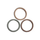 Mushie Silicone Pearl Teether Bracelets Clary/Sage/Tuscany/ Desert Sand Image 1