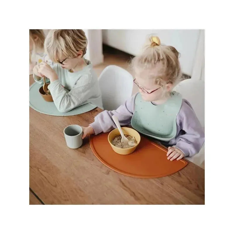 Mushie - Silicone Place Mat - Cambridge Blue Confetti Image 2